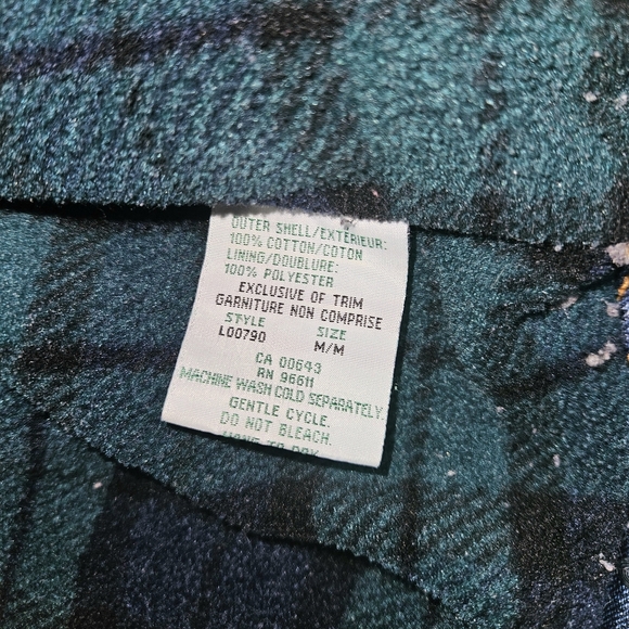 Denim Jean Jacket with Tan Collar Vintage 2000's - Picture 10 of 12